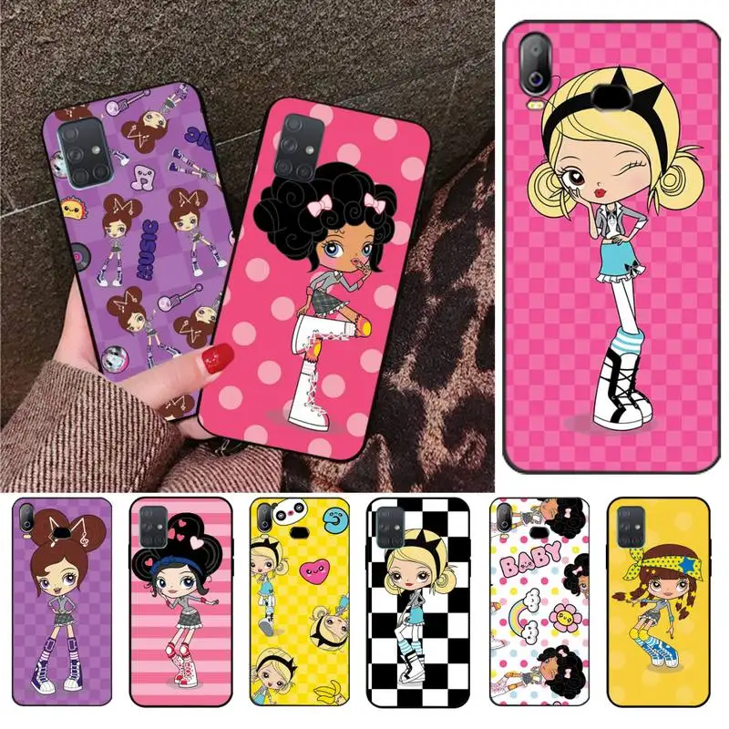 CUTEWANAN мультфильм Kuu Harajuku черный ТПУ мягкий чехол для телефона Samsung A10 A20 A30 A40 A50 A70 A80
