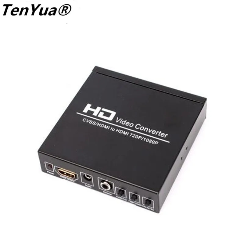 Конвертер AV/HDMI в HDMI 720P 1080P HD видео конвертер монитор для HDTV DVD игровой консоли|av av|av