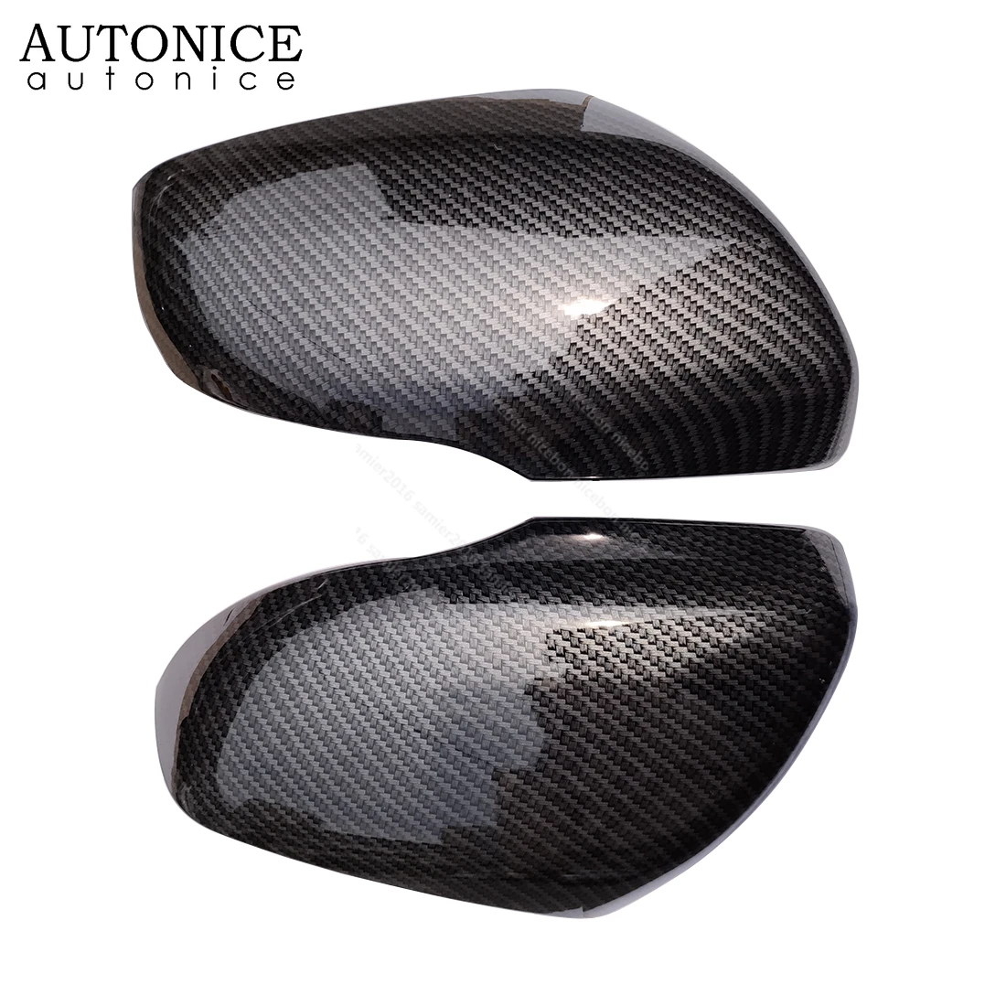 2 шт. боковое зеркало заднего вида из углеродного волокна накладная крышка