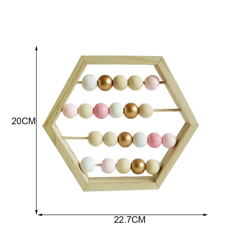 Натуральные деревянные бусины из Абака поделки для младенцев раннее образование