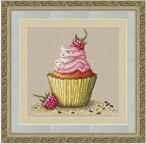 Набор для вышивки крестиком G Mouse аватар из хлопка с вышивкой магазин малиновый