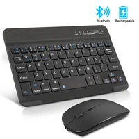 mini bluetooth keyboard and mouse ipad wireless russian keyboard for tablet rechargeable spanish keyboard for cell phone laptop
