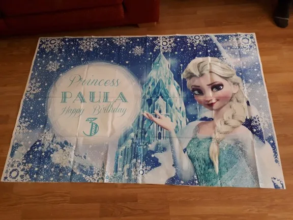 Замороженные Icee Queenn принцесса Annaa день рождения фон для детской фотостудии фоны профессиональная Фотостудия