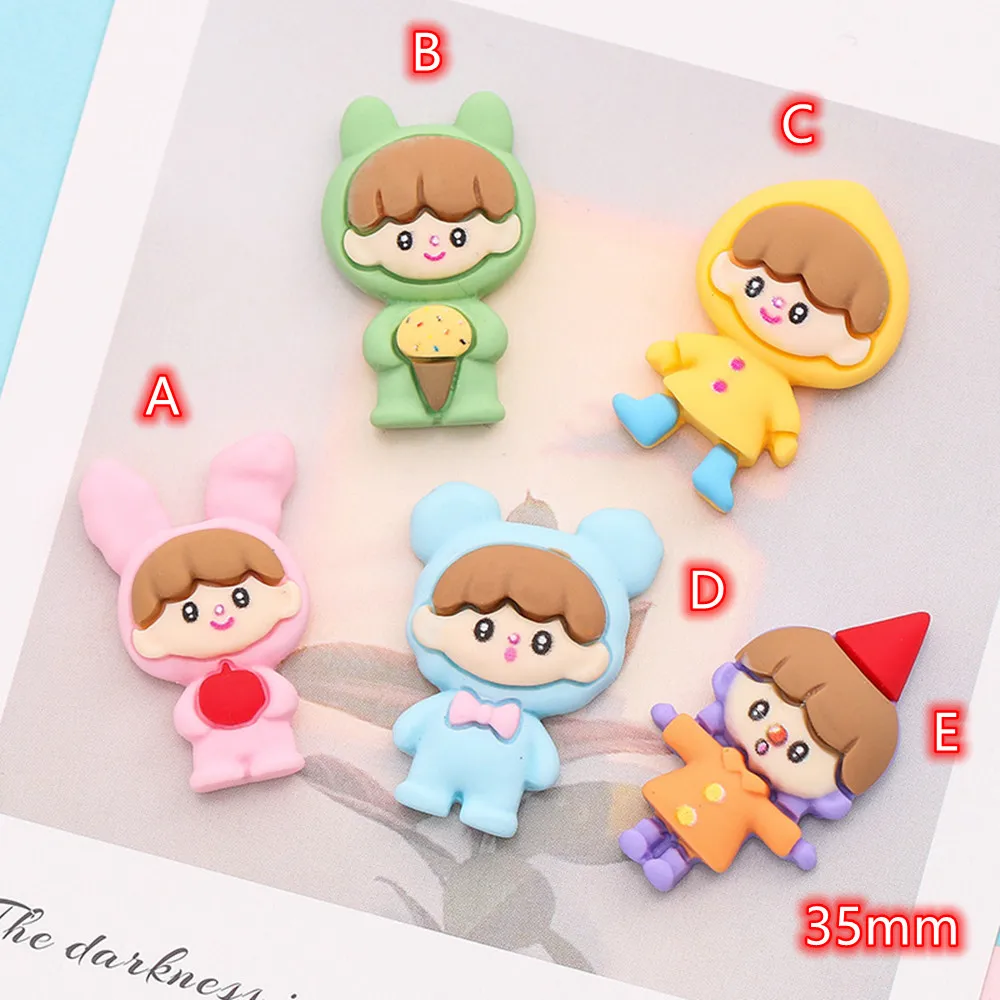 

Baby Girl Resin Decoration Crafts 10pcs cute Baby Boys Girls Flatback Cabochon For Scrapbooking Diy Accessories