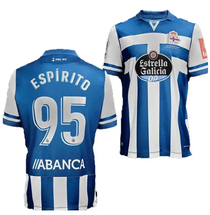 

New 2020 men's Deportivo La Coruna T-shirts Casual shirts 20 21 La Coruna Camiseta de futbol Leisure Best Quality Casual shirt