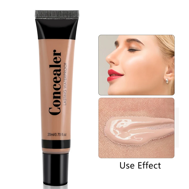 Full Cover 6 Colors Liquid Concealer Makeup 20ml Eye Dark Circles Cream Face Corrector Waterproof Make Up Base Cosmetic | Красота и