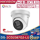 Умная домашняя IP-камера Hikvision, 4K, встроенный микрофон, POE, ночное видение, IP67, камера видеонаблюдения