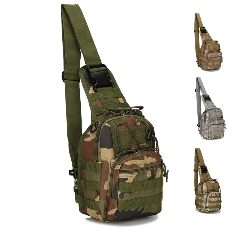 Tactical Sling Bag Army Molle Backpack Military Travel Hunting Hiking Trekking Camping Camo Outdoor Utility Shoulder bag
