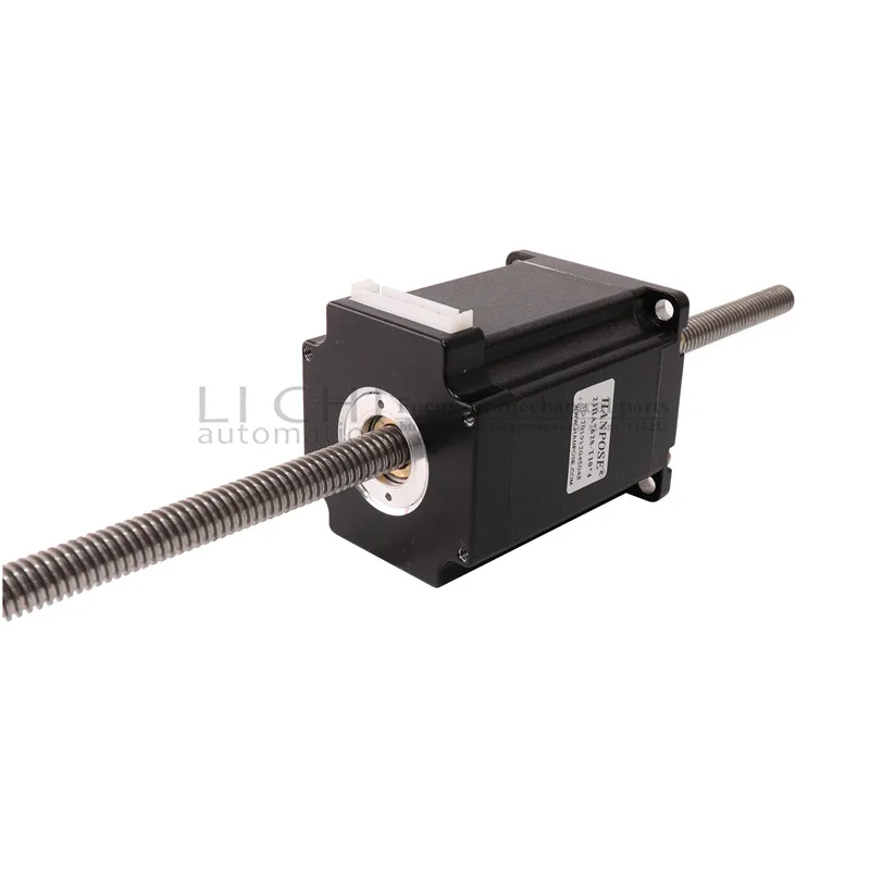 

23HA5628 / 7628 T10 through trapezoid screw stepping motor linear screw 250MM reciprocating motion for CNC milling machine