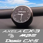 Высококачественные часы для украшения автомобиля, модифицированные электронные кварцевые часы для интерьера автомобиля для Mazda CX-3 Atenza Axela Demio MPS