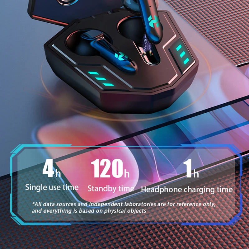 

TWS ME-28 wireless bluetooth headset V5.0 8D stereo surround sound heavy bass true wireless gaming Mic Noise Reductio headset