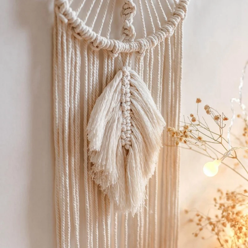 

Dream Catcher Pendant Home Wall Decoration Tapestry Hand-Woven Cotton Rope Tapestry Decoration