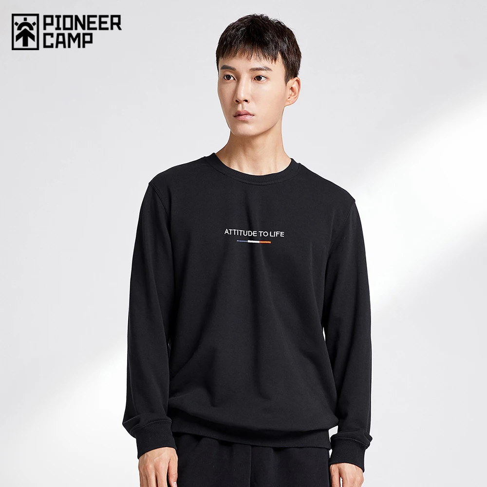 

Pioneer Camp 2021 Oversized Men's Sweatshirts Dropshipping 100% Cotton Casual Men Spring Hoodies AYS105379