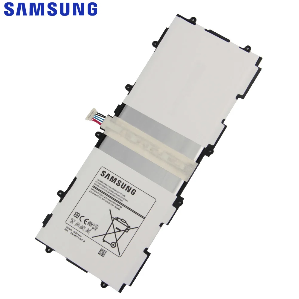 Оригинальная запасная батарея Samsung для SAMSUNG Galaxy Tab3 P5200 P5220 P5210 натуральная планшета