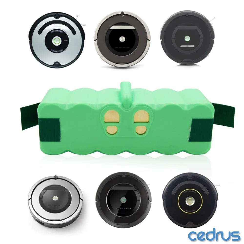 

Cedrus 6400mAh 14.8V Lithium Rechargeable Battery For iRobot Roomba R3 500 520 550 560 570 595 600 620 660 700 770 780 790 800