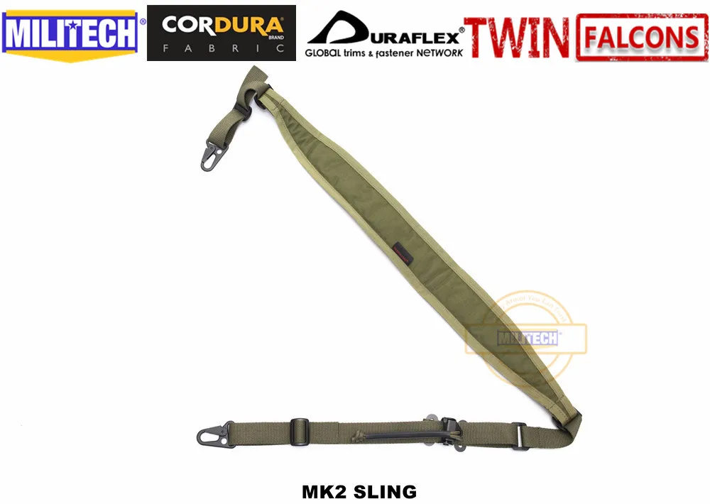 MILITECH TWINFALCONS TW 500D Cordura тактическая охотничья два 2 точек касания Slingster мягкий