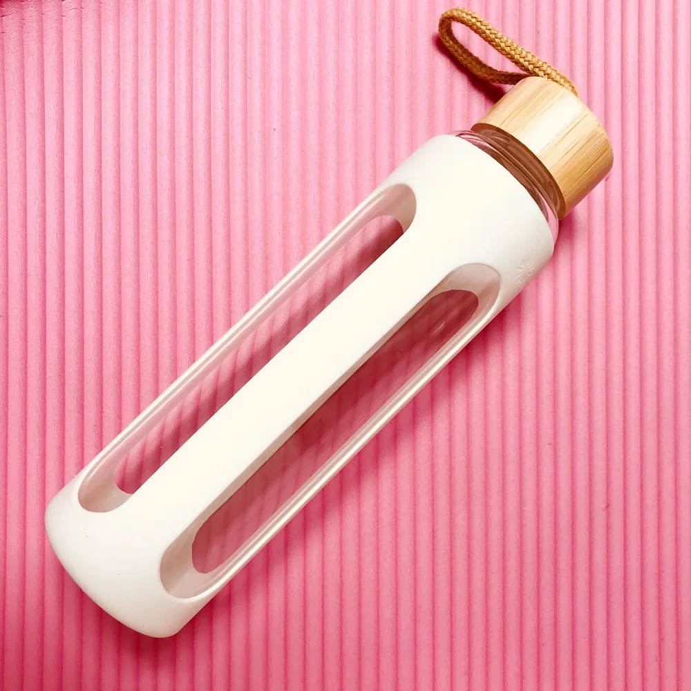 19 унций Премиум боросиликатное стекло бутылки герметичные крышки из бамбука