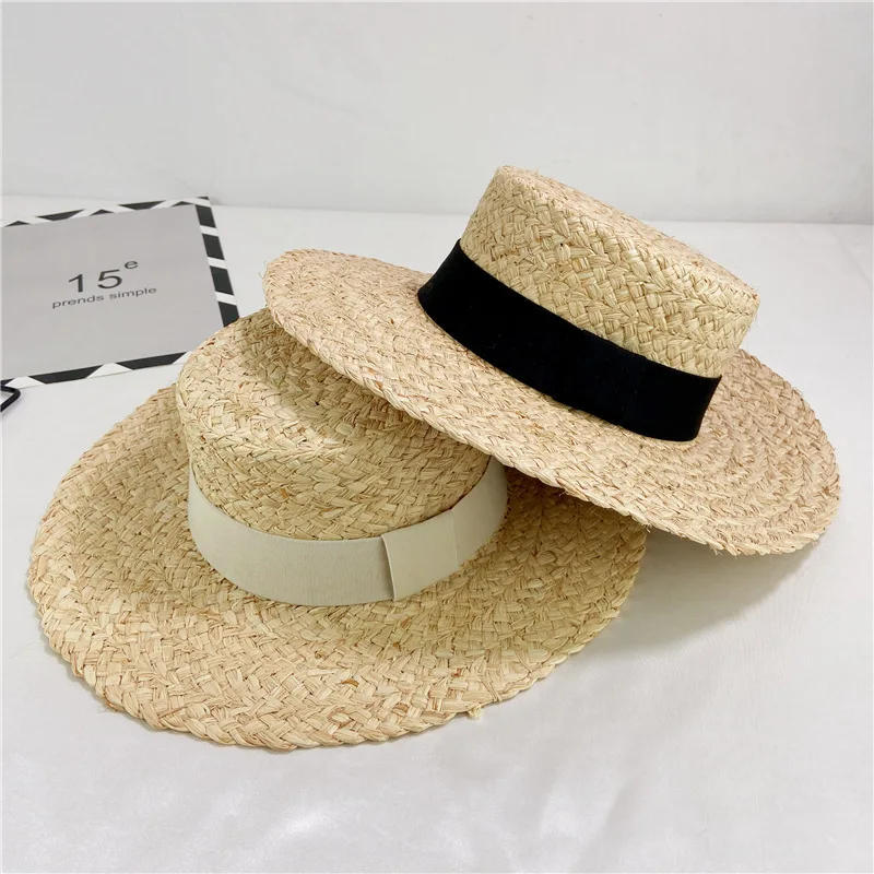 

Wide Brim Raffia Straw Fedora Hat Summer Hat for Women Ribbon Decoration Beach Hat Sun Protection Jazz Hat Kentucky Derby Hat