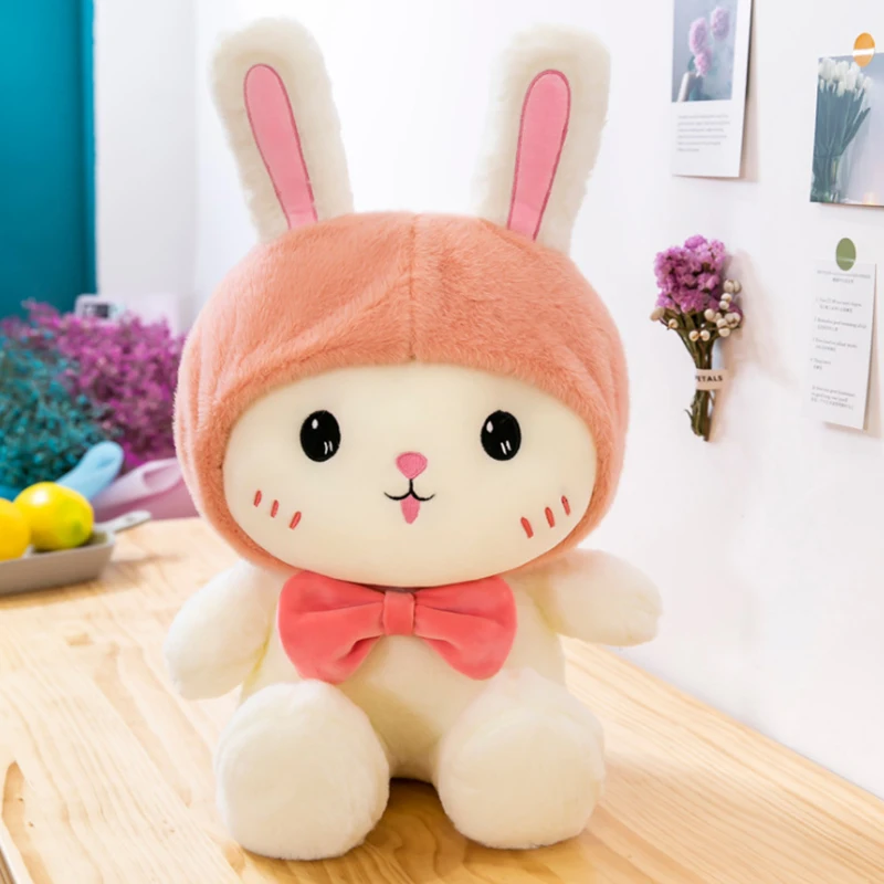 26 50 см Новинка Мягкая одежда с принтом милой Сменные кролик кукла талисман