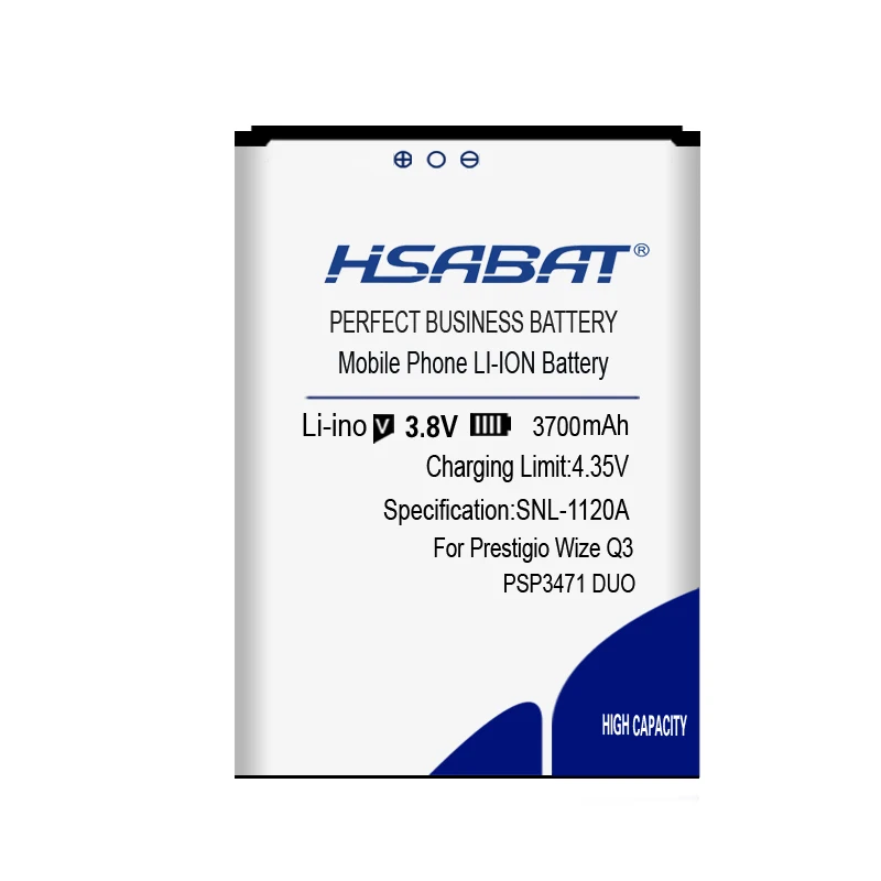 Новое поступление [HSABAT] 3700mAh PSP3471 DUO Сменный аккумулятор для Prestigio Wize Q3 | Мобильные