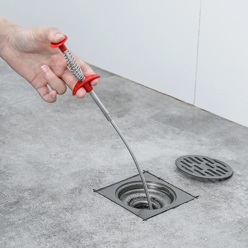 33 Inch Drain Snake Spring Tube Unblock Tool Bathroom Sewer Dredge Anti Clogging Kitchen Sink Cleaning Hook Plumbing Agent | Дом и сад