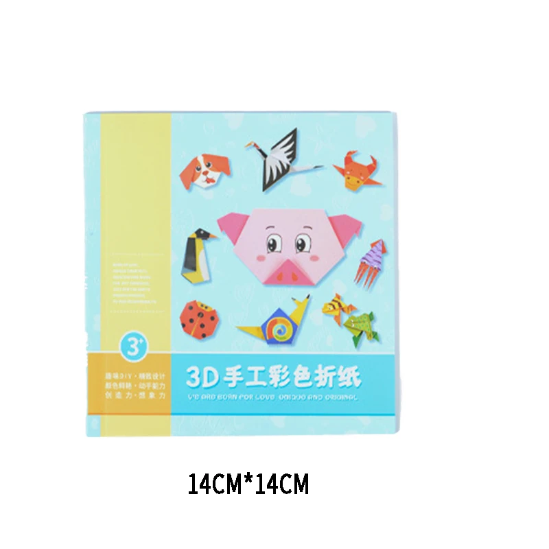 

54pcs Cartoon Pattern Origami Montessori Handmade Crafts Kindergarten Diy Education Learning Interactive Children's Creative Toy