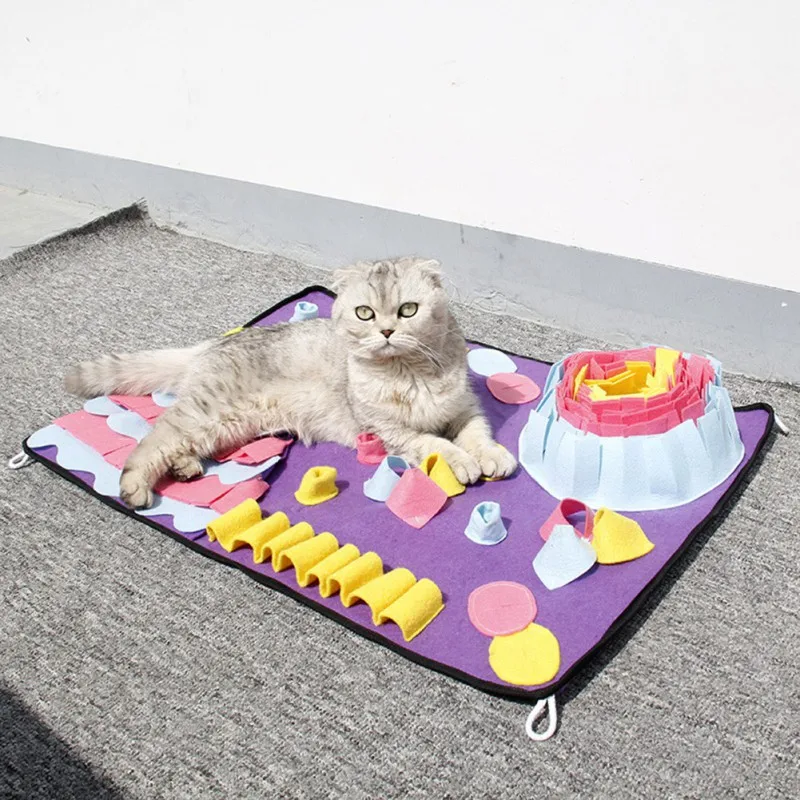 

Sniffing Pad Bite-resistant Educational Pet Toy A Combination Of Educational, Molar And Slow Food In One