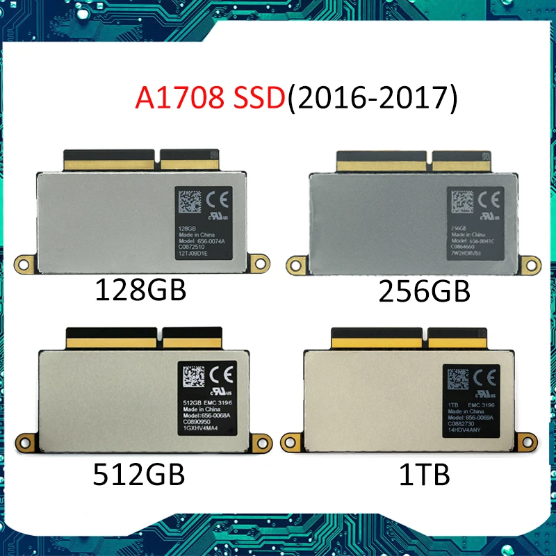 Новый 656-0069A 656-0044A 656-0070A для MacBook Pro A1708 2016 2017 13 &quot1 ТБ 512G 256G 128G SSD | Компьютеры и офис