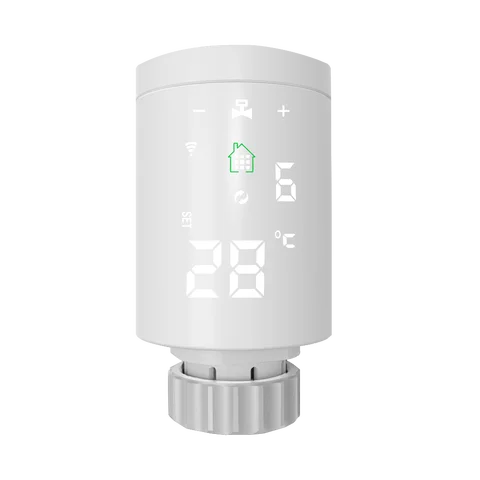 Программируемый термостат tuya zigbee, клапанный радиатор с голосовым управлением, работает с Alexa Google Home