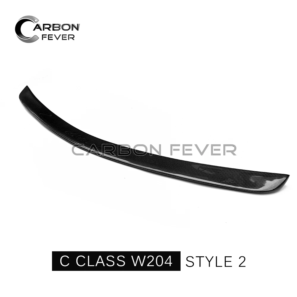 Спойлеры W204 CF для Mercedes C Class спойлер из углеродного волокна крылья багажника C180 C200