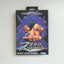 Zero Wing евро чехол с коробкой 16 бит MD игровая карта для Sega Megadrive Genesis игровая консоль