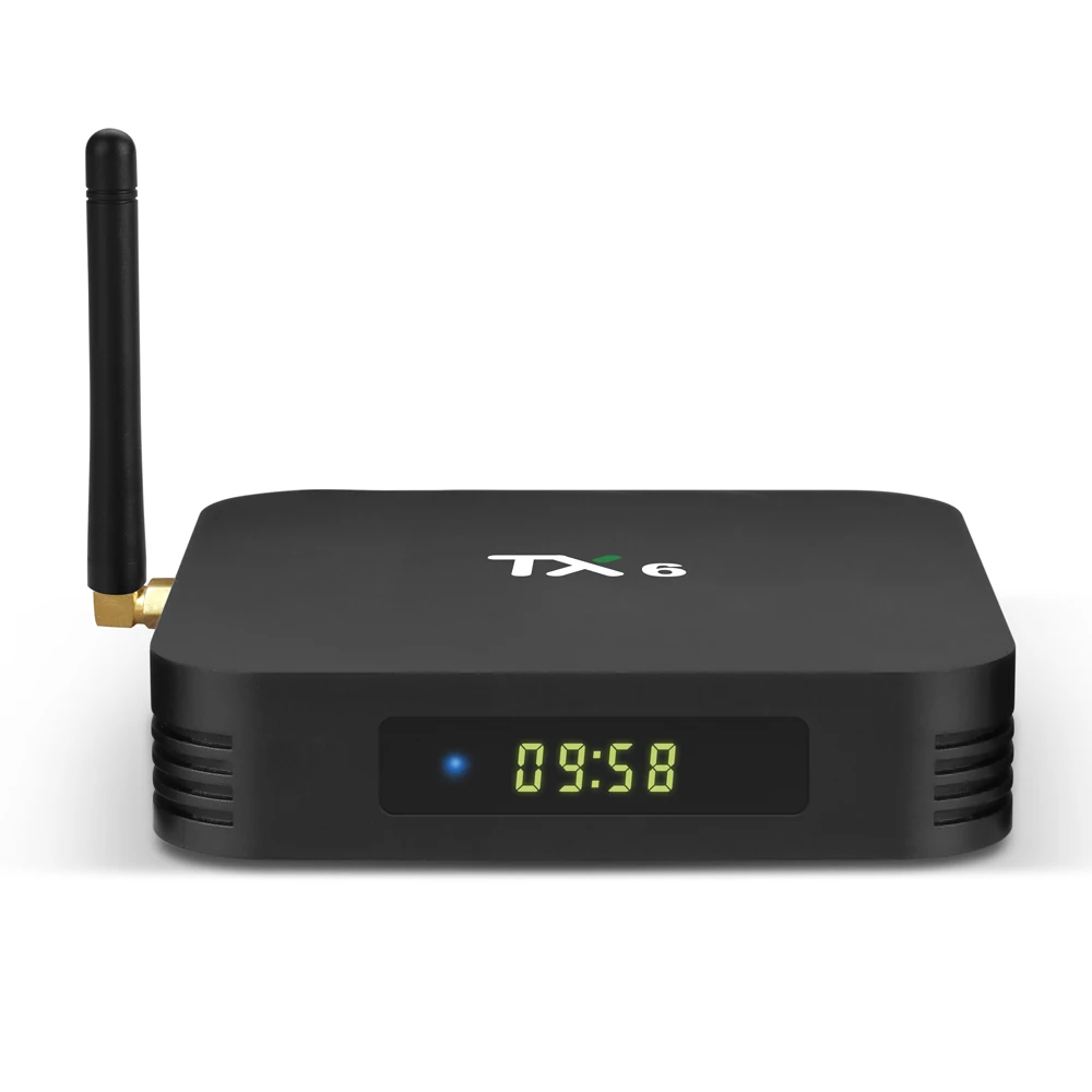 ТВ приставка TX6 Android 9 0 Allwinner H6 Smart TV 4K 4 Гб ОЗУ 64 ПЗУ 2 4G/Φ Wi Fi 100M BT4.1 DLNA HD