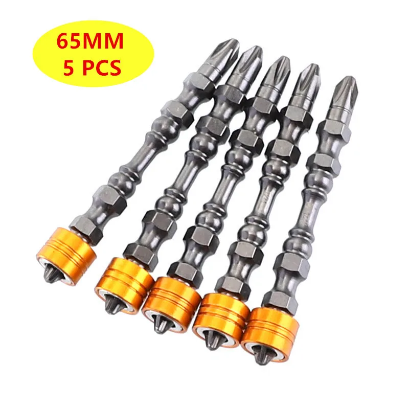 65 мм/110 мм отвертка бит Набор двойная головка крест ветер магнитные биты