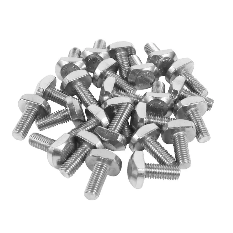 

24pcs Hammer Head Bolt T Screw Multifunctional Industrial Fasteners T-bolt