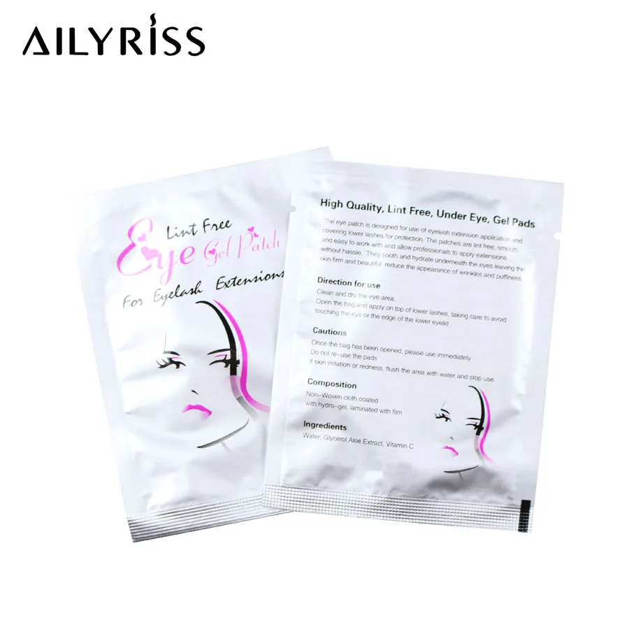 

100 pairs/lot Eyelash Extension Paper Patches New Paper Patches Eyelash Under Eye Pads Lash Eye Tips Sticker Wraps Make Up Tools