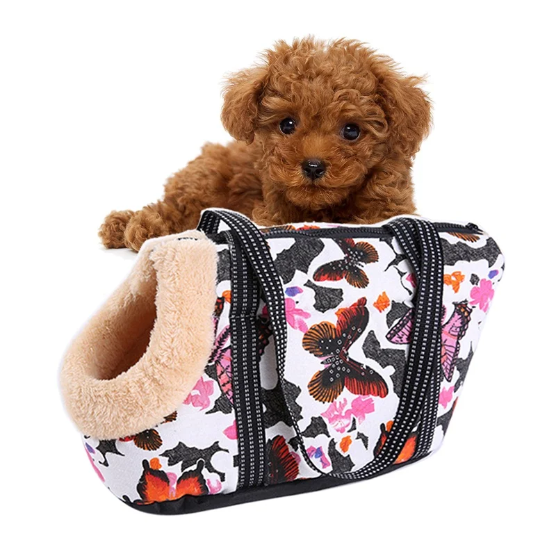 2019 зимняя сумка для собак Мягкая переноска щенков переносная кошек дышащая