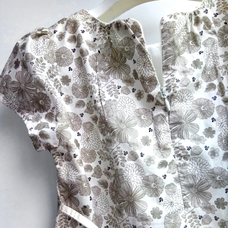 Girls dress cotton short-sleeved summer print floral girl princess dignified elegant clean children's | Детская одежда и обувь