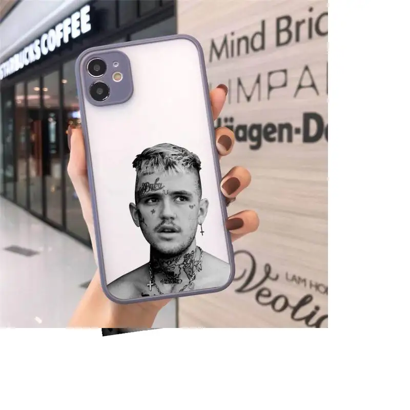 

Lil Peep Phone Cases Matte transparent For Gray iPhone 12 Mini 11 Pro XR XS Max 7 8 Plus X Back Cover