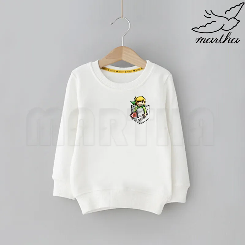 Аниме Марио Единорог Драго мяч цельный Zelda Мультфильм Детская толстовка с