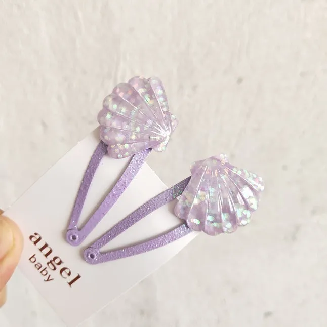 2 шт. новые милые Мультяшные радужные заколки BB для девочек аксессуары волос