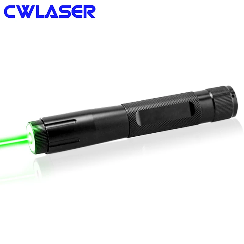 Ручной лазерный фонарик CWLASER с фокусировкой 405 нм фиолетовый/532 Зеленый/650 красный