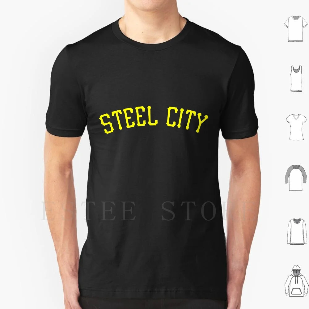 Футболка Steel City Pittsburgh Pitt классная красивая Мужская хлопковая футболка 6Xl крутая