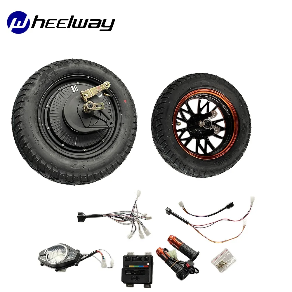 

10 inch 48V-120V1000-3000W high-power electric motorcycle motor sine wave intelligent controller instrument switch kit