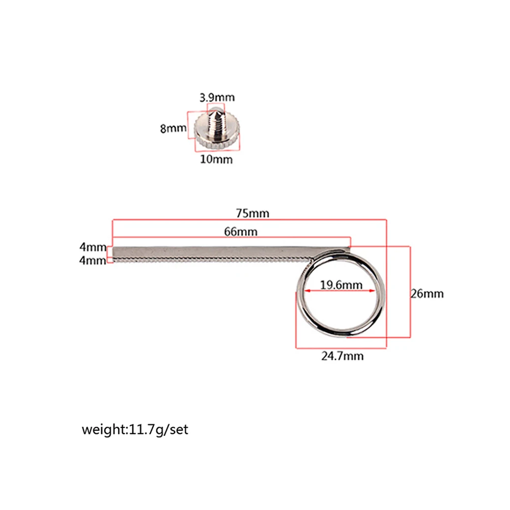 2 шт. серебристый металлический винт для зажима | Спорт и развлечения