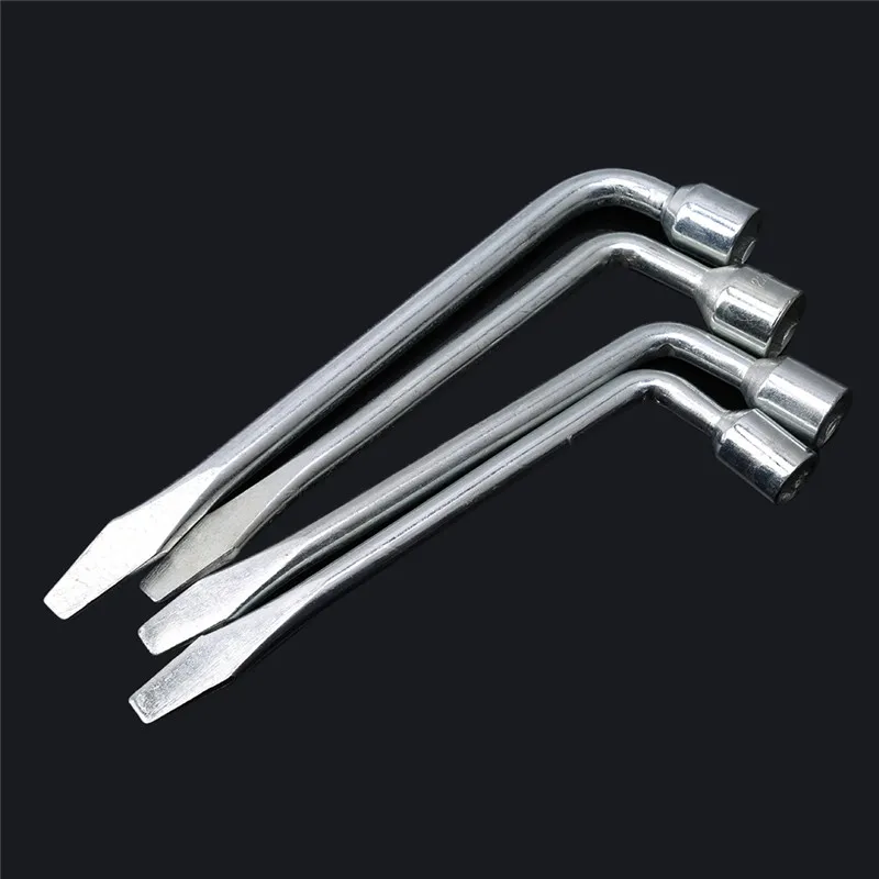 

L-type Car Tire Sleeve Wrench Tire Wrench Labor 17mm 19mm 21mm 22mm Flat Head Crowbar Wrench Tire Lever Auto Repair Tool