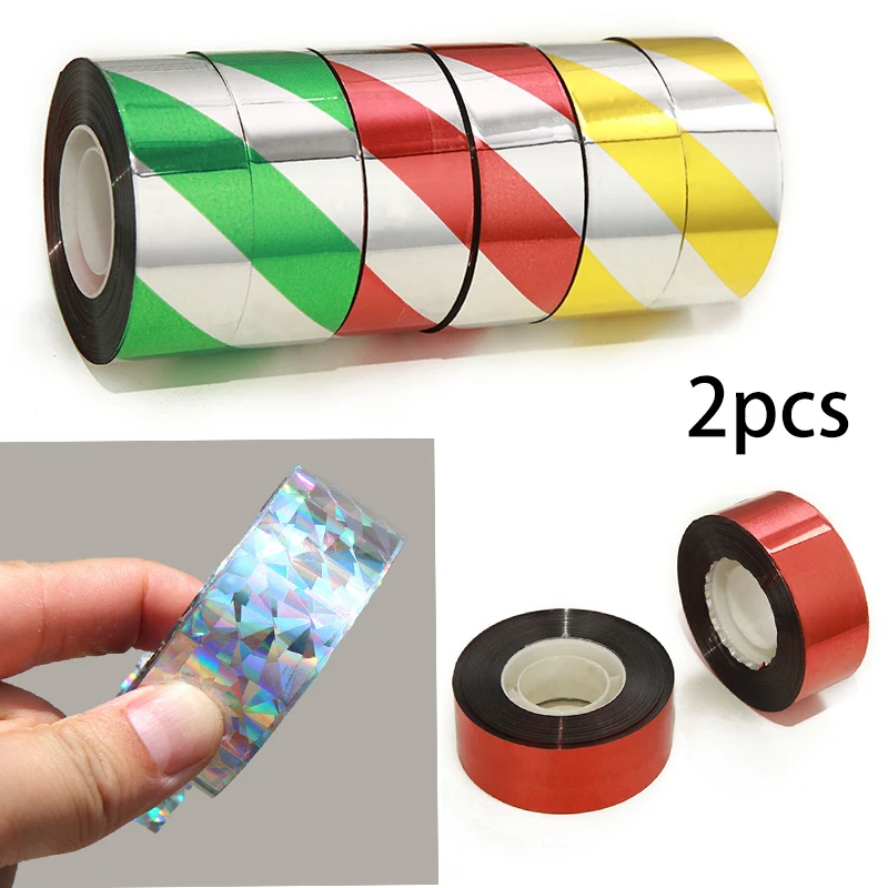 

Garden Pest Control Fox Pigeons Non-toxic Repeller Ribbon Tapes Bird Proof Belt Laser Strong Reflective Scare Audible Repellent