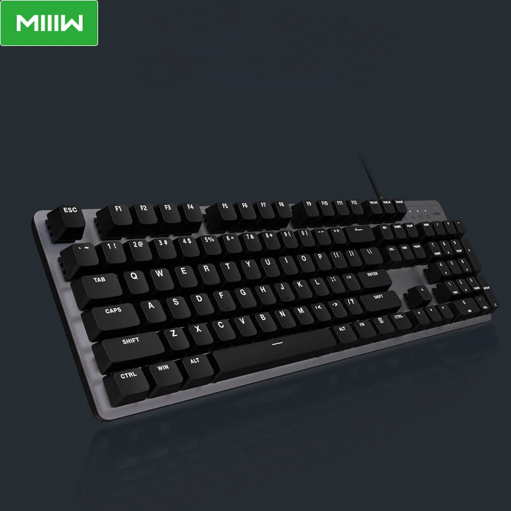 Механическая клавиатура MIIIW 600K игровая с подсветкой 104 клавиш подсветка Kailh