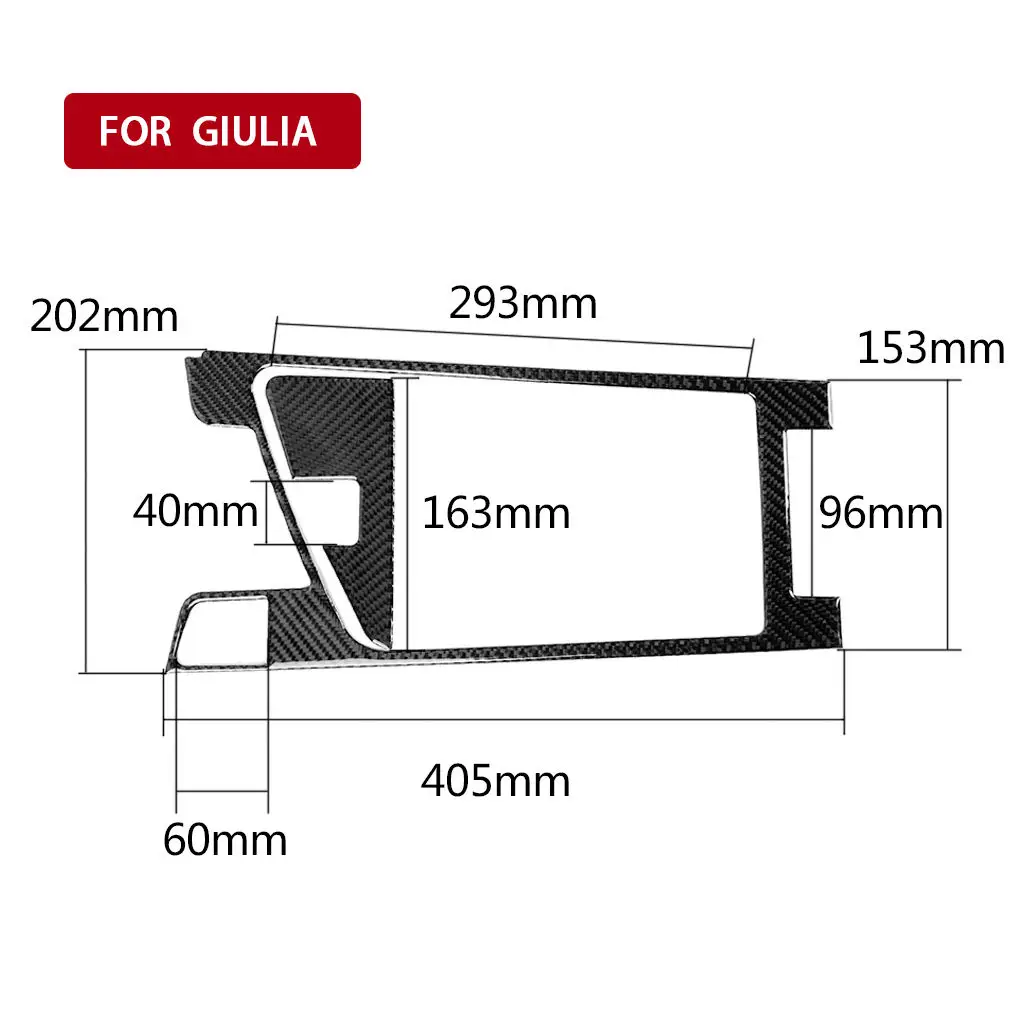 

Центральная панель панели ободок для Alfa Giulia 17-19