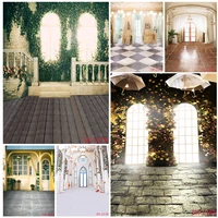 vinyl photography backdrops prop flower wood floor castle wedding theme photo studio background 2157 yxfl 49