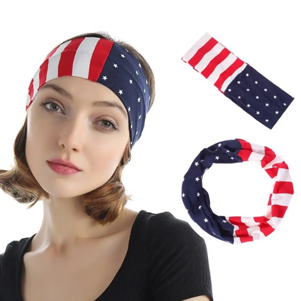 Повязка для волос красивая удобная повязка на голову с национальным флагом